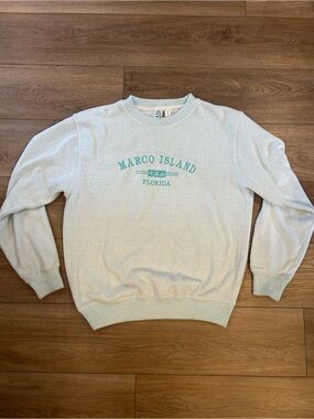 ESY Surf Co Marco Island Florida Vintage Y2K Sweatshirt Medium